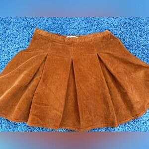So brown corderoy skirt